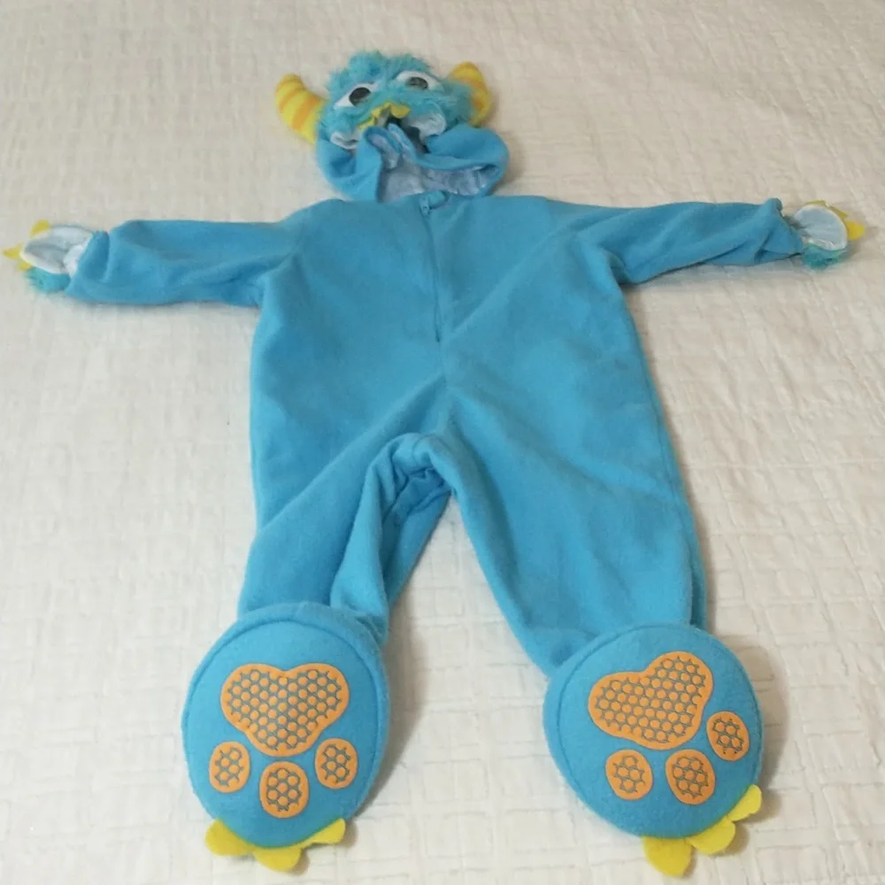 Monster Halloween Costume, Size Small,‎ Full Jumpsuit Onesie